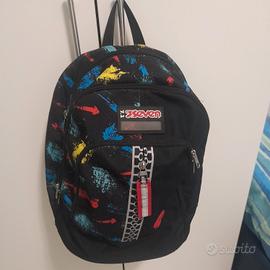 zaino scuola seven usb advanced nero