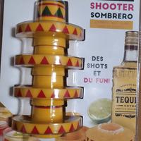 bichierini per shottini a forma di sombrero 