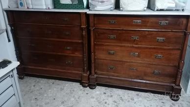 2 comò cassettiere inizio 900