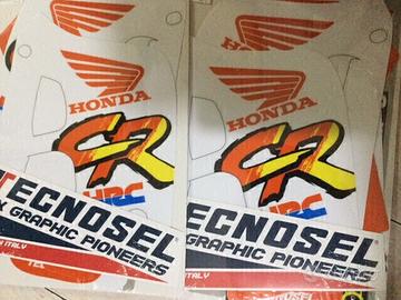 Kit grafiche tecnosell per honda cr 125 250 90-92