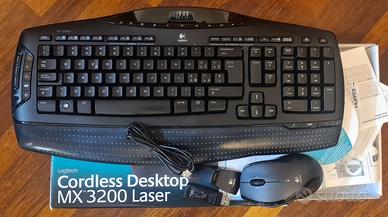 Tastiera Logitech MX3200 + Mouse laser senza fili