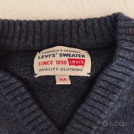 Maglione uomo Levi's scollo a V taglia M