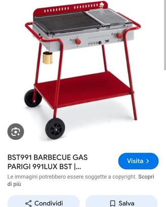 Barbecue piastra da campeggio BST