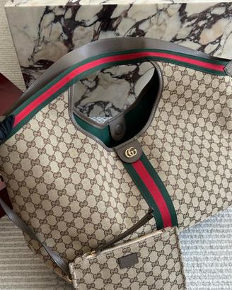 Borsa tote Gucci Giglio GG da donna