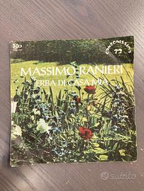 Vinile 45 giri Massimo Ranieri Erba di casa mia