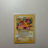 Pokemon Anniversario Pikachu Holo 24 Tedesco