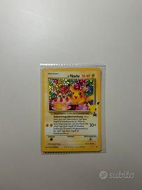 Pokemon Anniversario Pikachu Holo 24 Tedesco