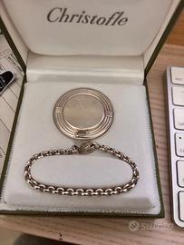 Christofle ARIA portachiavi argento