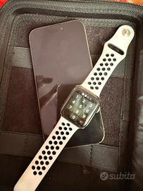 IPHONE 15 PRO 128 GB CON APPLE WATCH 6 SERIES GPS