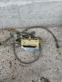 pinza freno brembo derivazione s1000 + pompa magur