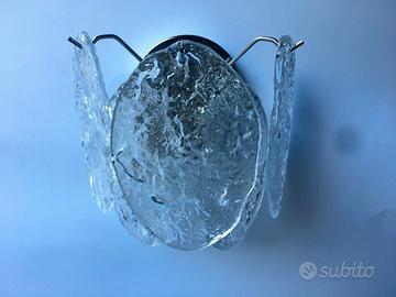 APPLIQUE MURANO “DISCO” COPPIA STILE VENINI MAZZEG