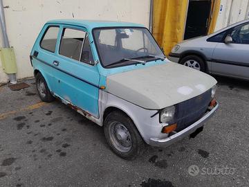 Fiat 126 Prima Serie Demolita - Per Ricambi