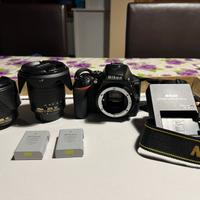 Nikon D5600 + 2 lenti VR + accessori - 2793 scatti