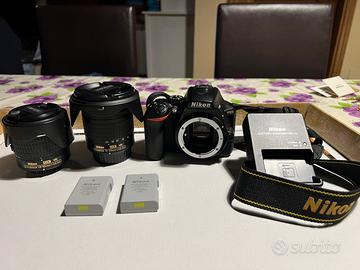 Nikon D5600 + 2 lenti VR + accessori - 2793 scatti