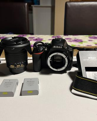 Nikon D5600 + 2 lenti VR + accessori - 2793 scatti