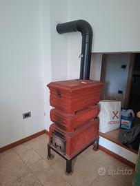 stufa a legna in cotto