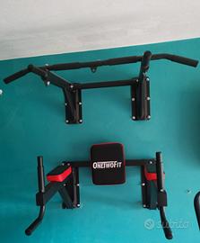 Kit palestra + barra multifunzione allenamento 