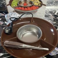 Set per fonduta al cioccolato elettrica
