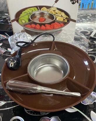 Set per fonduta al cioccolato elettrica