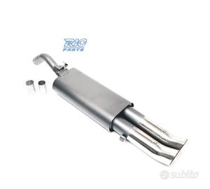 SILENZIATORE DI SCARICO PER VOLKSWAGEN VW GOLF II 