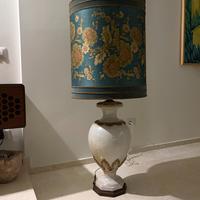 Lampada da terra broccato