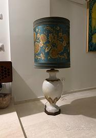 Lampada da terra broccato