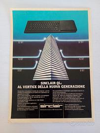 Sinclair QL Spectrum Pubblicità 1984 27x20 cm