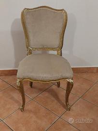Antica sedia restaurata