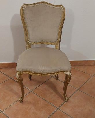 Antica sedia restaurata
