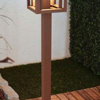 Paletto Luci Giardino Corten 80cm Acciaio INOX