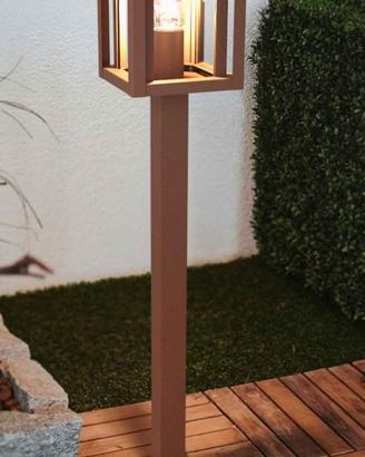 Paletto Luci Giardino Corten 80cm Acciaio INOX