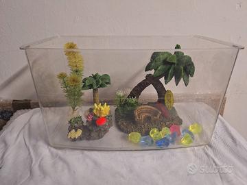 Vaschetta per pesciolini con accessori 