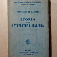 Storia della letteratura italiana II, de Sanctis