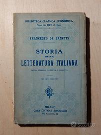 Storia della letteratura italiana II, de Sanctis