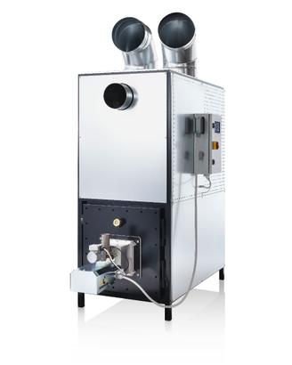Generatore aria calda a pellet industriale
