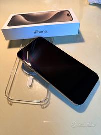 IPHONE 15 PRO MAX 256 in garanzia, batteria 100%