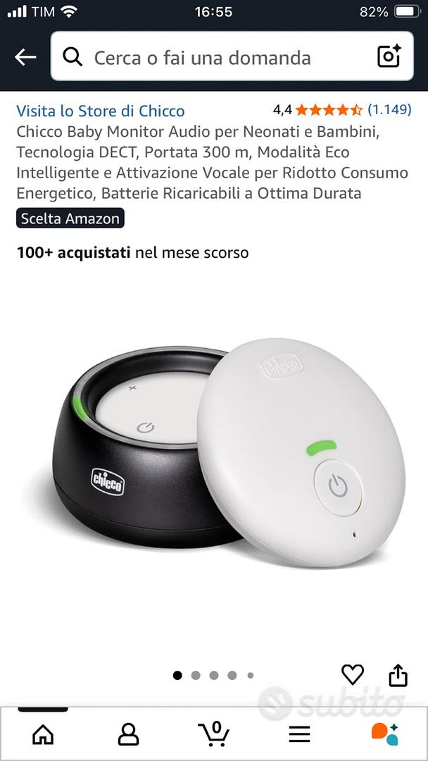 Baby Monitor Audio Chicco - Portata 300m, Tecnologia DECT, Attivazione Vocale E Modalità Eco - Foto 7