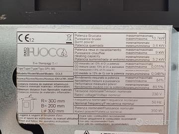 Stufa a pellet mod. 11KW SOLE  Punto Fuoco