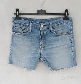 Shorts denim donna Levi's 511, tg IT 46, turchese 