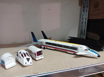lima trenino elettrico trasformabile in aereo, bus