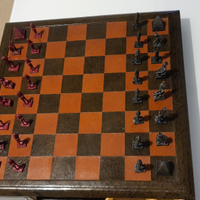 Scacchiera egizia da collezione