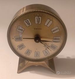 Sveglia vintage SWIZA Swiss Made anni ’60 tavolo