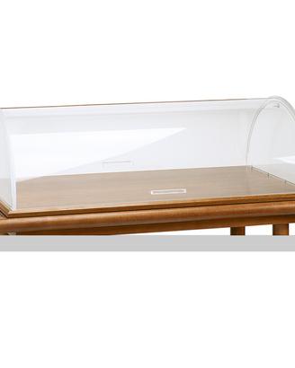 Espositore legno massello e plexiglass cm 93x53