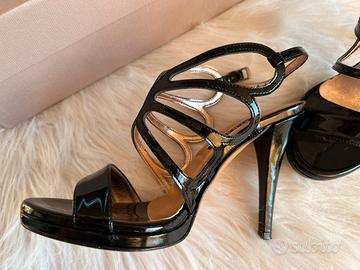 Sandali tacco neri cerimonia