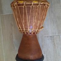 Djembe africano professionale intagliato a mano