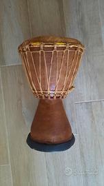 Djembe africano professionale intagliato a mano