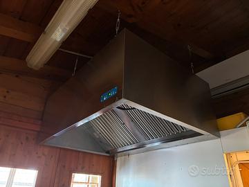 Cappa con motore integrato e display