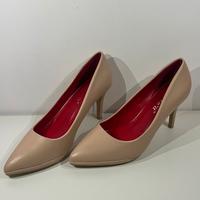 Décolleté nude/beige con tacco – scarpe eleganti