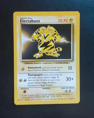 Carta Pokémon Electabuzz rara 20/102 ita