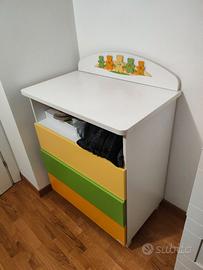 Cassettiera fasciatoio